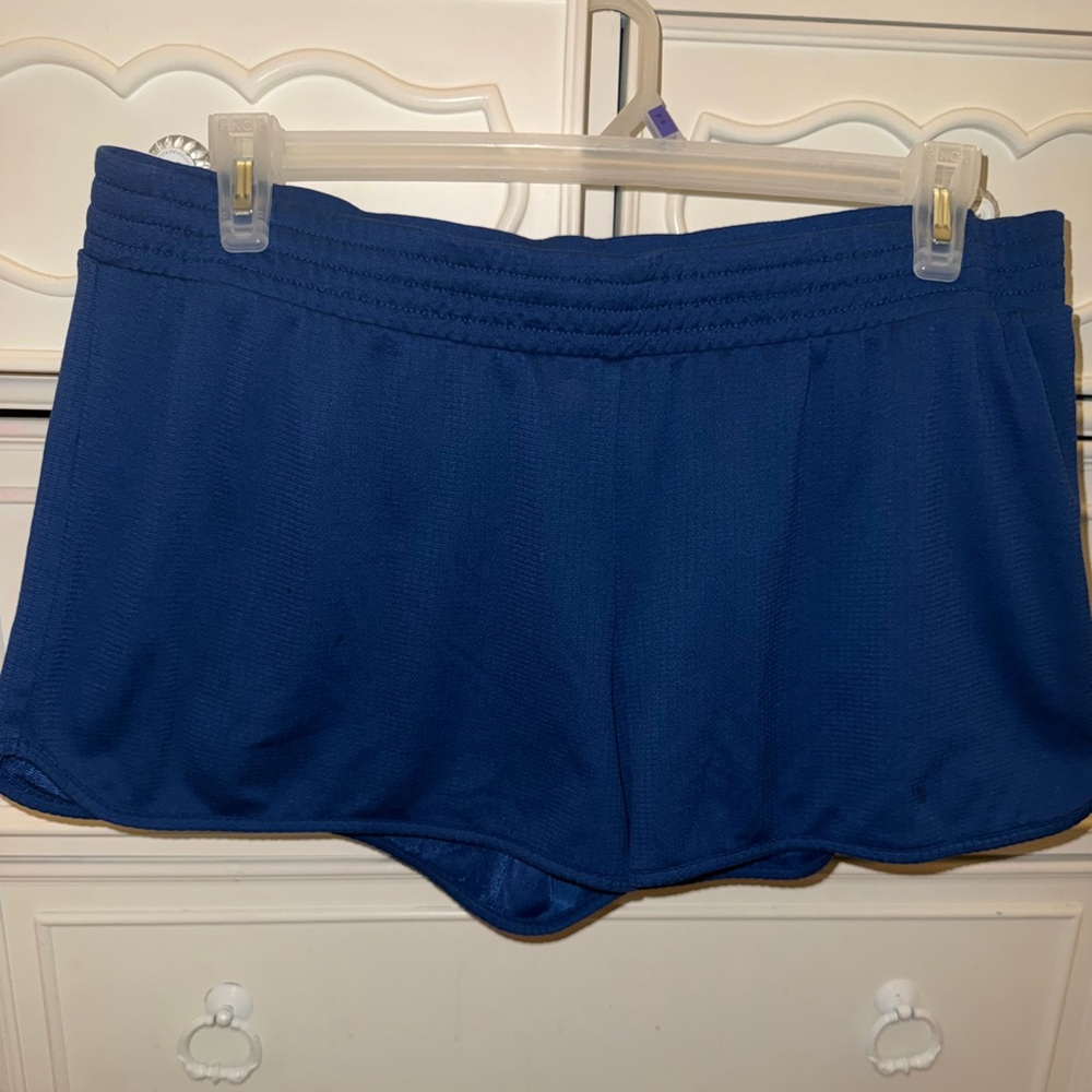 Women’s blue athletic shorts